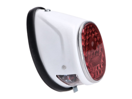Taillight classic white Puch DS/MS/MV/VS/Maxi S/N