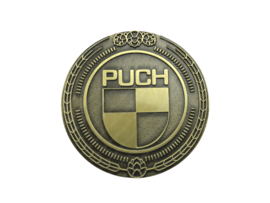 Embleem Puch Logo Goud 47mm RealMetal