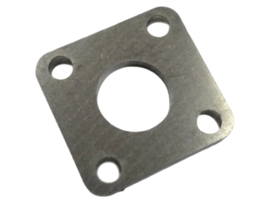 Plaatje Inlaat Spruitstuk 21mm 50cc / 70cc Athena Membraan Cilinder RVS VDMRacing! Puch Maxi