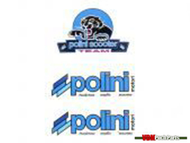 Sticker set 3-Delig Polini Team