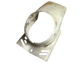 Koplamp spoiler rond wit Puch Maxi