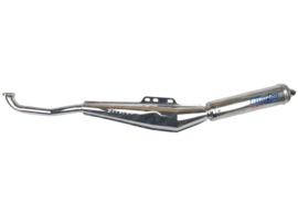 Auspuff Biturbo Chrom - Aluminium 28mm Puch Maxi