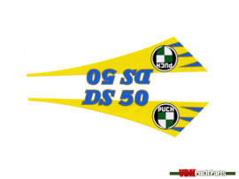 Tank transfer sticker set Puch DS50