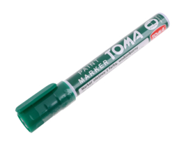 Marker for tyre / steel / wood / plastic / glass Green