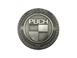 Embleem Puch Logo Zilver 47mm RealMetal