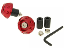 Stuurbalansgewicht set Flat Rood 13.5mm - 17.5mm Universeel