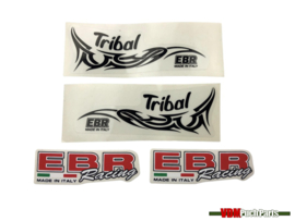 Sticker set EBR Racing voorvork