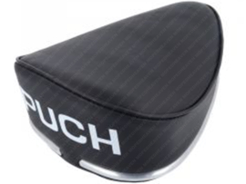 Puch saddle Black Oldtimer with Print Universal
