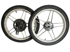 17 Inch Stervelg set wit Origineel! Puch Maxi P1