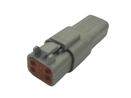 Plug Super Seal 4 Pins Grey Universal