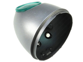Ei-Koplamp huis zilvergrijs (Midden bevestiging)