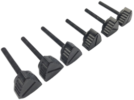 Zijkap bout set aluminium zwart Puch Maxi S