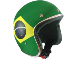 Helm Jet MT Le Mans  SV Flagge Brasilien
