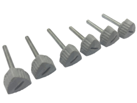 Puch Maxi S side cover bolt set (Grey 6 pieces)
