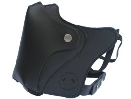 Gezichtmasker leer Café Racer Black