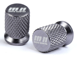 Ventieldop set CNC Moto Nostra Grijs 2-Delig Universeel