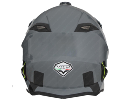 Helm Cross Retro MT Vito Tivoli Nardo Deco Grijs