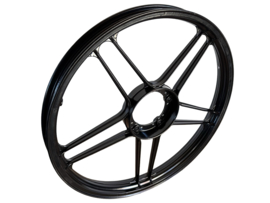 Stervelg 17 Inch 17 x 1.35 Gepoedercoat Zwart (RAL 9005) Origineel! Puch Maxi