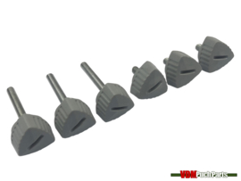 Puch Maxi N side cover bolt set (Grey 5 pieces)