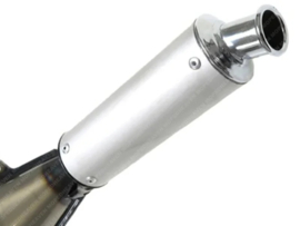 Auspuff Bullit Blank - Aluminium 28mm Puch Maxi