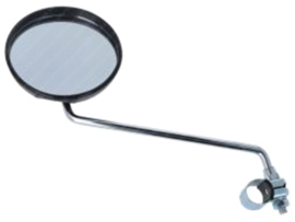 Clamp mirror Chrome - Black Right & Left BUMM Universal