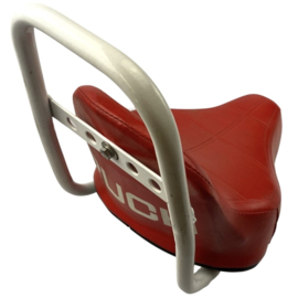 Saddle Chopper red / white bracket Puch Maxi