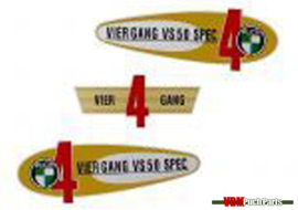 Sticker set tank Viergang Puch VS50