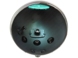Eierlampe Scheinwerfer Gehause Silbergrau (Mittige Befestigung)