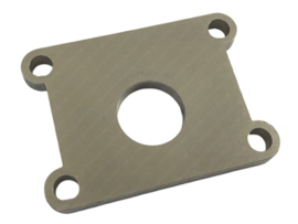Plaatje Inlaat Spruitstuk 21mm Athena AJH Membraan Cilinder RVS VDMRacing! Puch Maxi