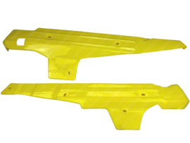 Sidecover set Plastic Yellow Fast Arrow Puch Maxi S