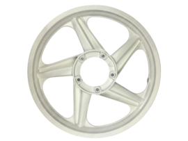 Stervelg voorzijde 14 Inch Gepoedercoat Wit 14 x 1.50 Puch Maxi Radical