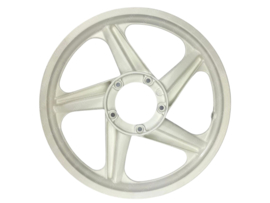 Wheel Front side 14 Inch Powdercoated White 14 x 1.50 Puch Maxi Radical