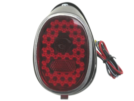 Taillight classic black Puch DS/MS/MV/VS/Maxi S/N