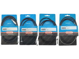 Cable set black A-Qaulity! complete Elvedes 4-Pieces Puch Maxi