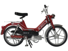 Scale model 1:10 metallic red as original Puch Maxi S
