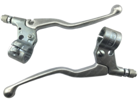 Brake lever set Long Steel / Aluminium Metal! Lusito 22mm Universal