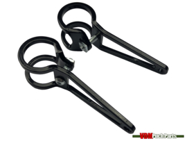 MLM headlight hook set black 28mm