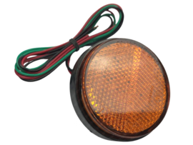 Reflector LED rond 60mm m6 bout oranje
