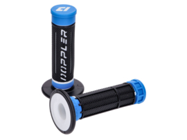 Handvat set 22mm - 24mm 120mm Zwart / Wit / Blauw Doppler Grip 3D Universeel