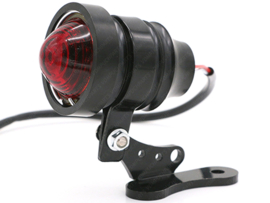 Rücklicht Schwarz / Rot Vintage Caferacer Style! LED Universal