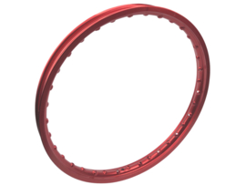 Rim Spoke wheel 17 Inch 1.20 Aluminium Anodised Red Puch Maxi