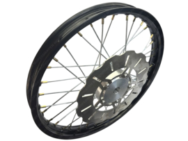 Spaakvelg Schijfrem 17 Inch 1.40 Breed Geanodiseerd - Gepolijst Rigida! (EBR Voorvork Hydraulisch) VDMRacing! Puch Maxi