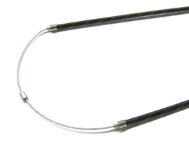 Kabel Schakel Zwart 260cm Nieuw Model 3 Versnellingen Handschakeling Tomos / Puch