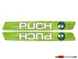 Tank transfer sticker set Puch Green Denim Puch Maxi S/N