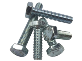 Bout zeskant M5X8mm Verzinkt
