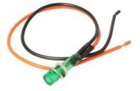 Indicator Lamp Green 8mm - 12 Volt Universal