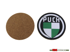 Untersetzer Satz mit Puch Logo 2 Stück (95mm)