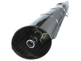 Exhaust Silencer Chrome Puch Monza / Dakota / Nevada / Montana / Arizona / Etc