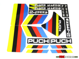 Sticker set black Puch 2-Speed