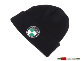 Beanie Mütze mit Puch Logo Schwarz